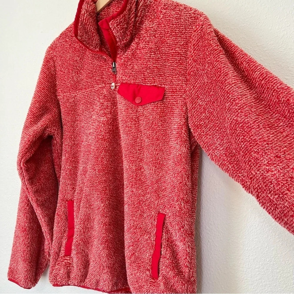 Cinch Jeans Red Fleece 1/4 Zip - Picture 14 of 14